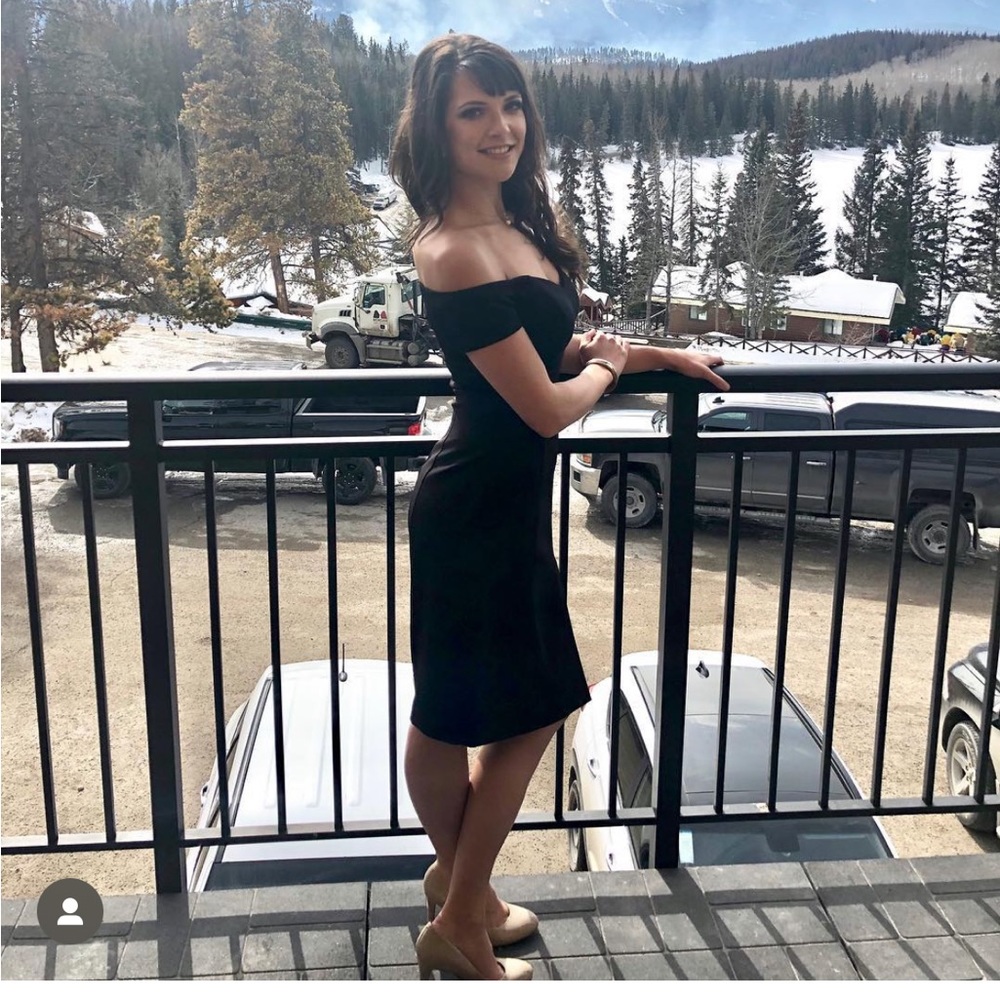 EVER NEW size 4 black dress.